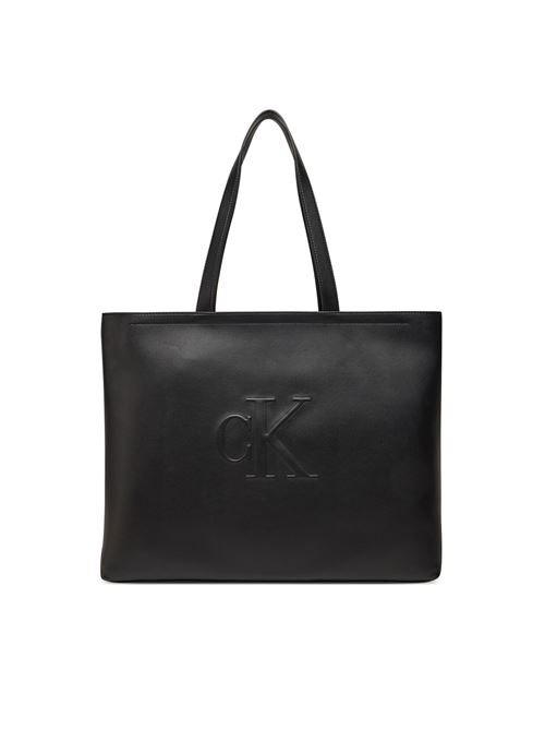 SCULPTED SLIM TOTE34 CALVIN KLEIN JEANS | LV04K3070G/UB1